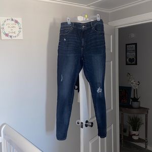 Express high waisted stretchy jeans